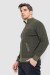 Кофта мужская на молнии с карманами, цвет хаки, 161R1009 Кофта мужская на молнии с карманами, цвет хаки, 161R1009
